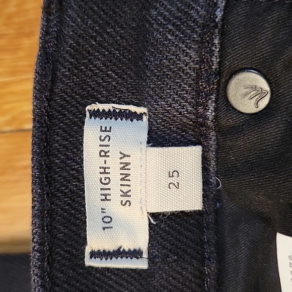 NEW Madewell 10' Skinny High Rise Jeans - Picture 6 of 12